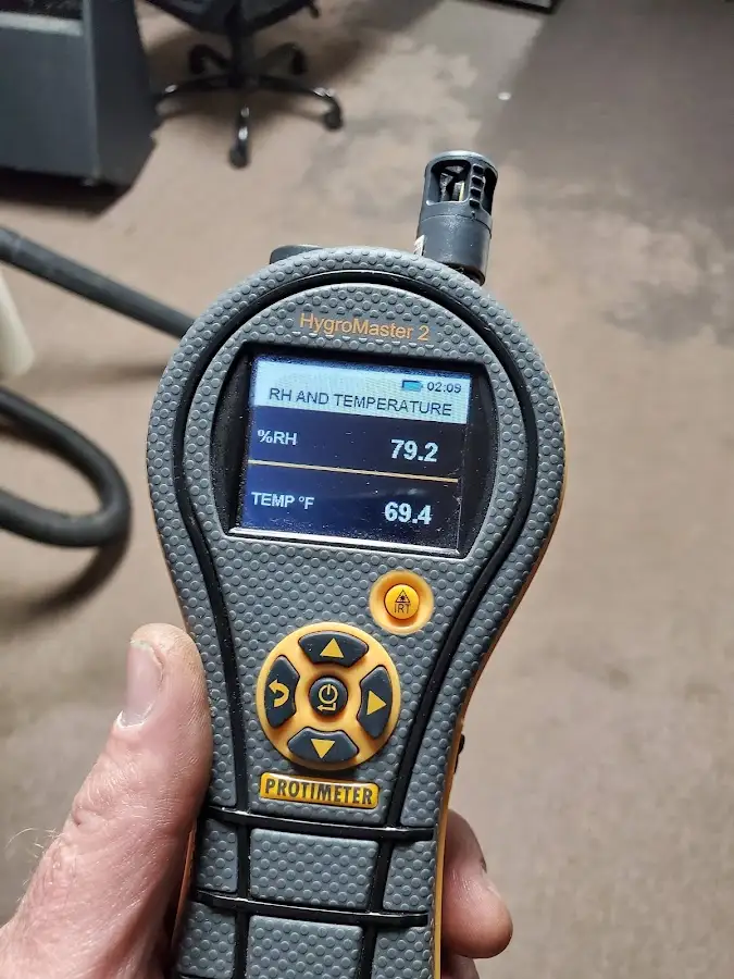 Moisture meter humidity assessment for Mold Remediation & Removal in Onalaska